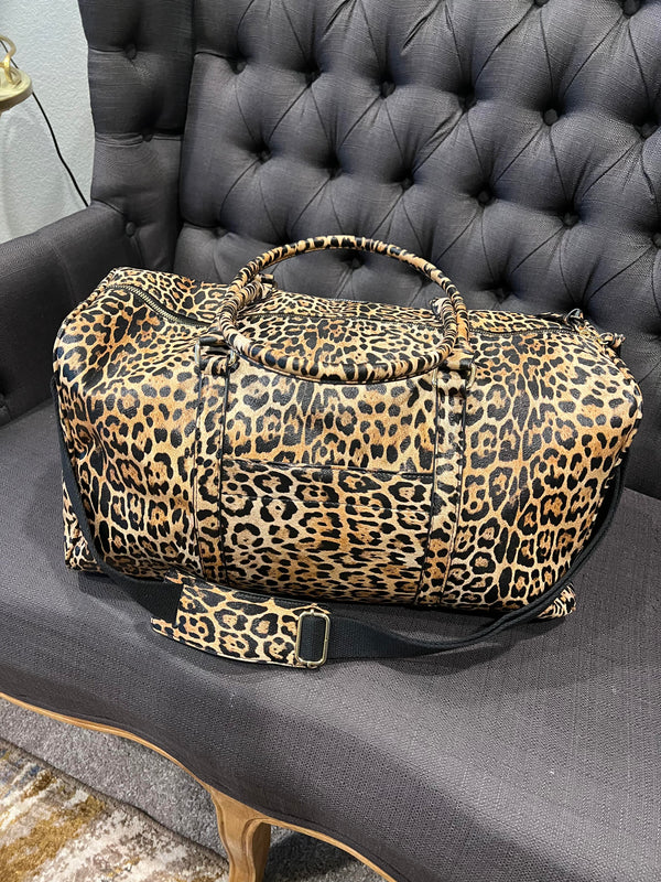 Leopard On The Run Duffel