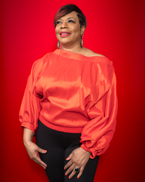 She's Sassy Off The Shoulder Top (Red)