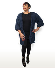 Rich Auntee Blue Sweater