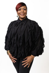 She Ruffles Many Feathers (Black)