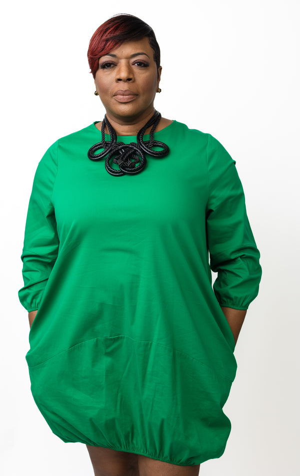 Green Bubble Dress