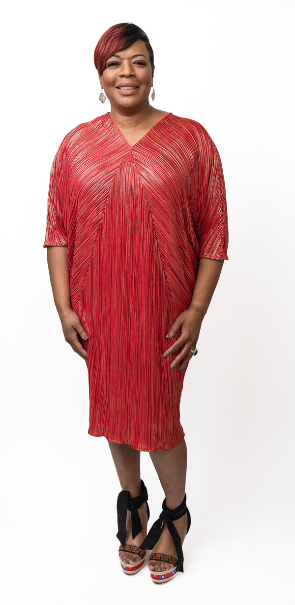 Ready for Dinner Date (Red/Gold)