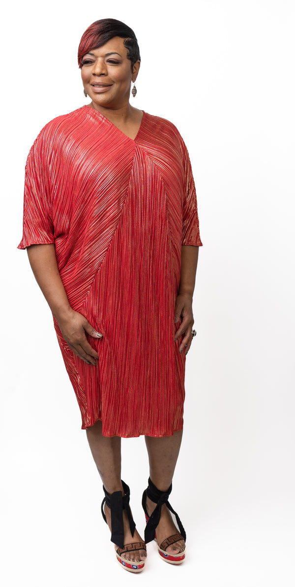 Ready for Dinner Date (Red/Gold)