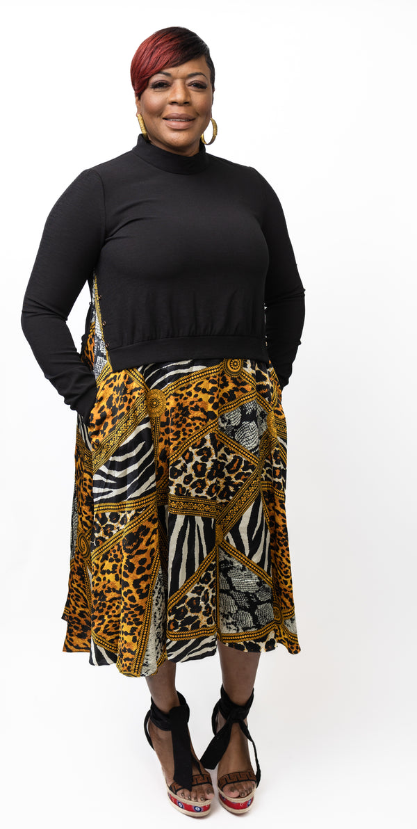 She Drives Me Wild Sweater Dress