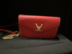 Red & Gold Crossbody
