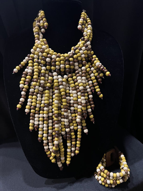 Definitely Fall Vibes Necklace Set w/ Bracelet