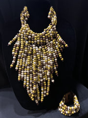 Definitely Fall Vibes Necklace Set w/ Bracelet