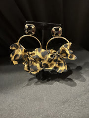 Boss Leopard Hoops