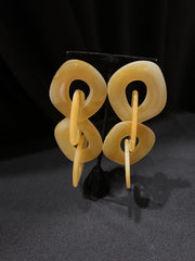 Yellow Gold Chain Link Earring